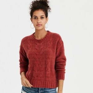 American Eagle  Cable knit Sweater (Med)